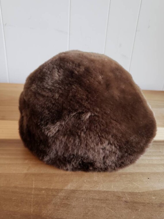 Vintage Saks Fifth Avenue Beaver Fur Hat 1950s