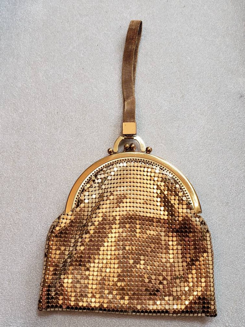 Vintage Gold Mesh Whiting and Davis Evening Purse Twist | Etsy