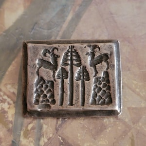 Broche de los Big Horn Rams de MMA del Museo Metropolitano de Arte Vintage firmado