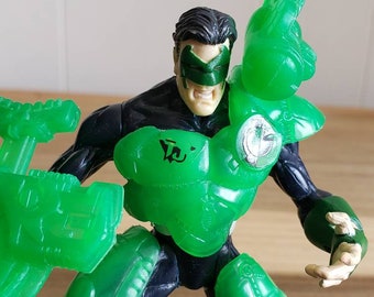 Vintage Total Justice DC Comics The Green Lantern Action Figure with Accessories 1990s Comics