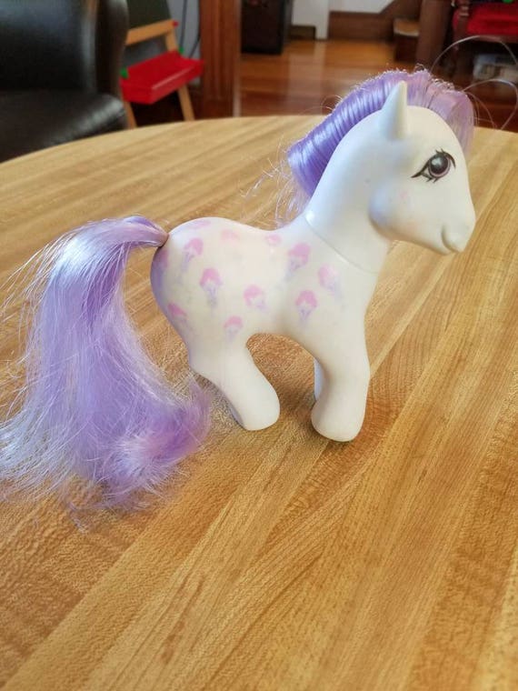 Vintage My Little Pony Scoops Earth Pony Gen 1 White 1987 Ice Etsy