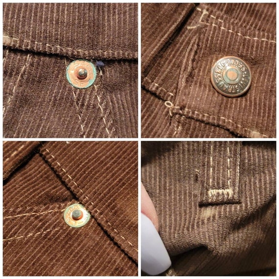 Vintage Levi's Saddleman Boot Jeans: Brown Cordur… - image 10