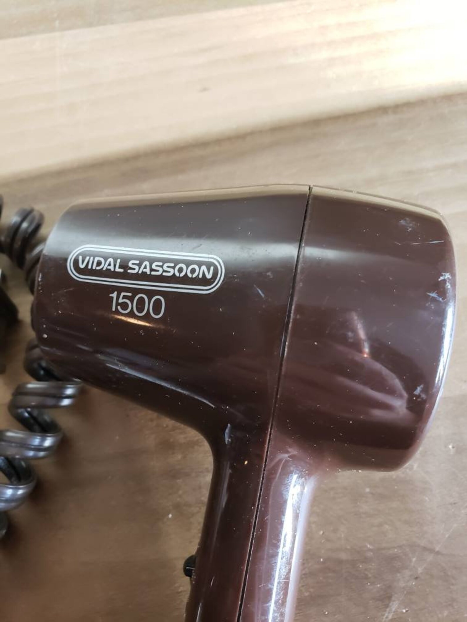 Vintage Vidal Sassoon Brown Mini Hair Dryer Blow Dryer 1980s Etsy