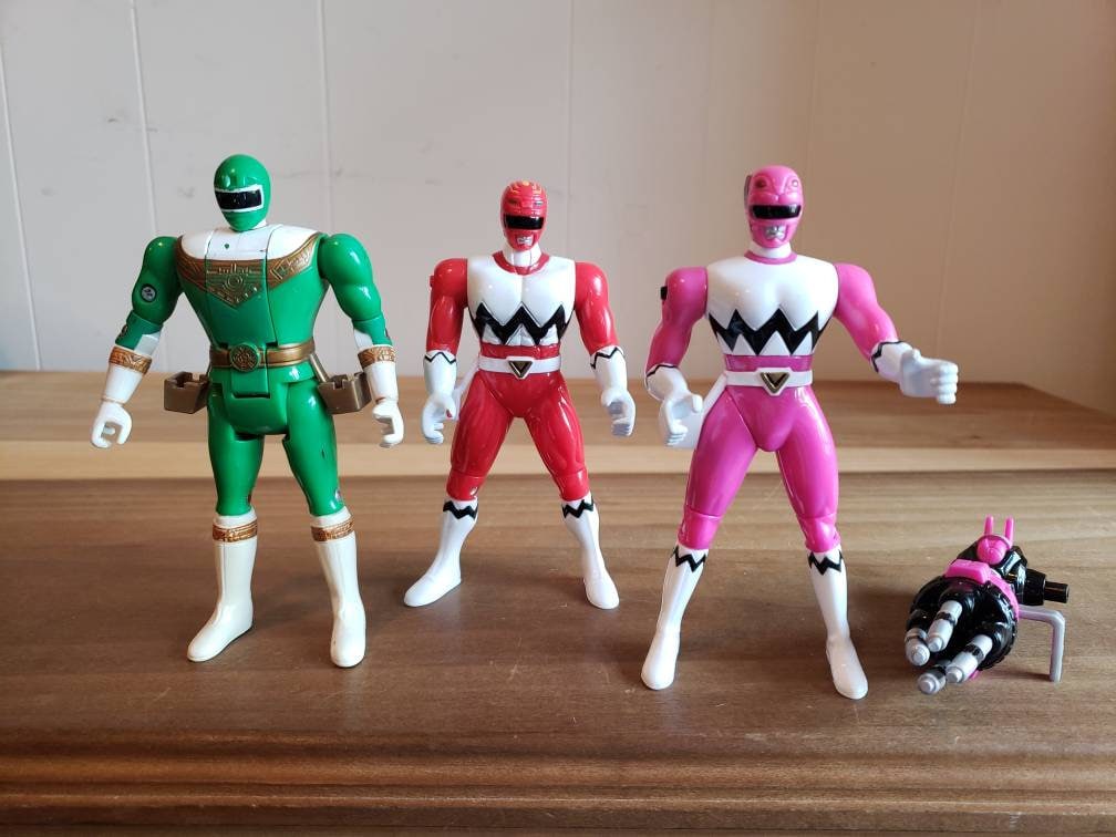 LOTTO VINTAGE Power Ranger Morpher Bandai 91 + Monete +Sword + Blue