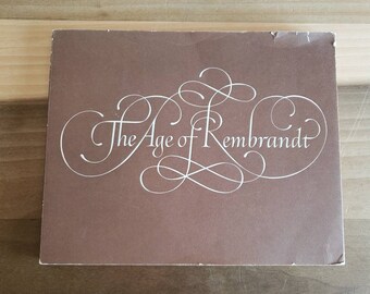 Vintage The Age of Rembrandt 1966 As Is Museum of Fine Arts Boston