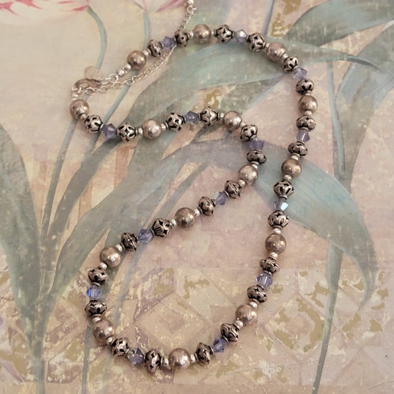 Vintage Donna Dressler Sterling Silver Beads and … - image 5