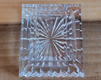 Vintage Waterford Crystal Angled Paperweight Office