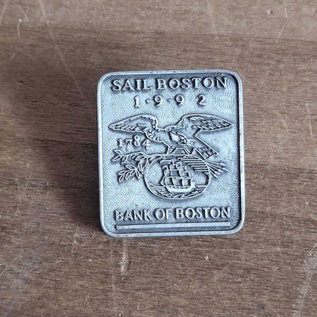 Vintage Sail Boston 1992 Bank of Boston Commemorative Lapel Pin