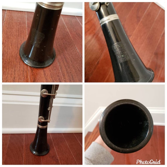 Vintage Bundy Resonite Made by Selmer Clarinet Woodwind Musical