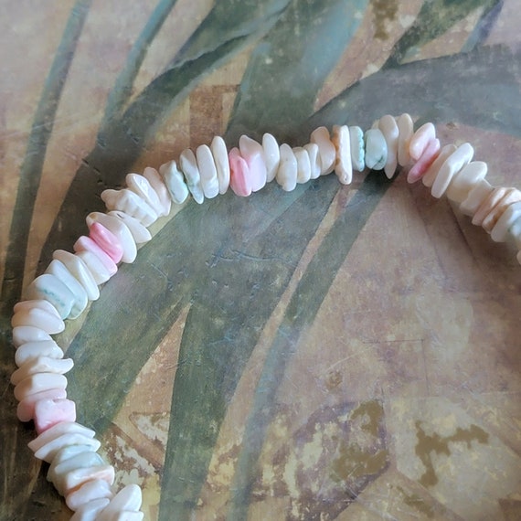 Vintage Shell Bracelet Mermaid Jewelry Screw Clos… - image 6
