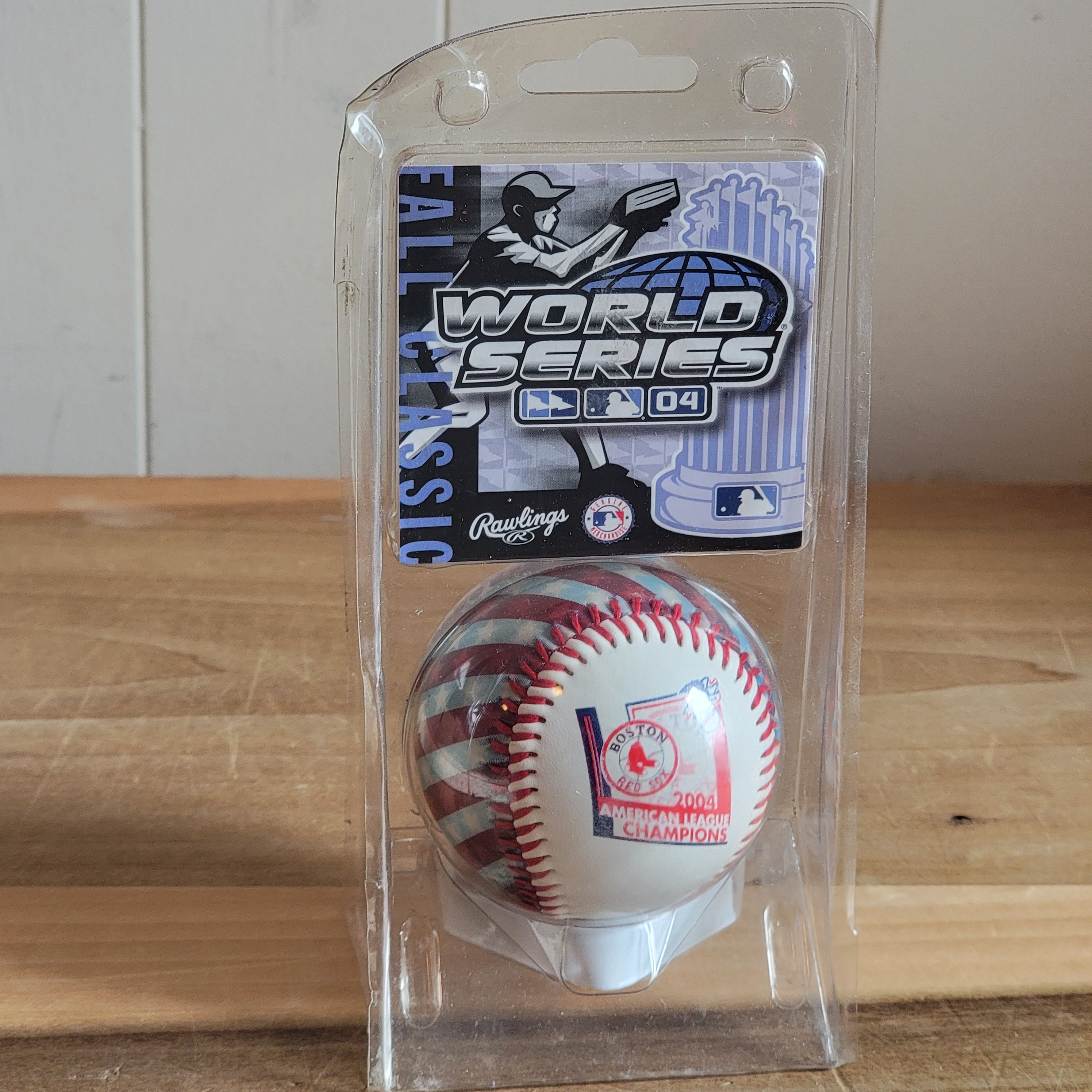 Vintage 2004 World Series Red Sox Baseball - Rawlings Original 