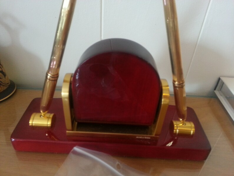 Vintage Things Remembered Danbury Desk Clock Battery Operated Etsy