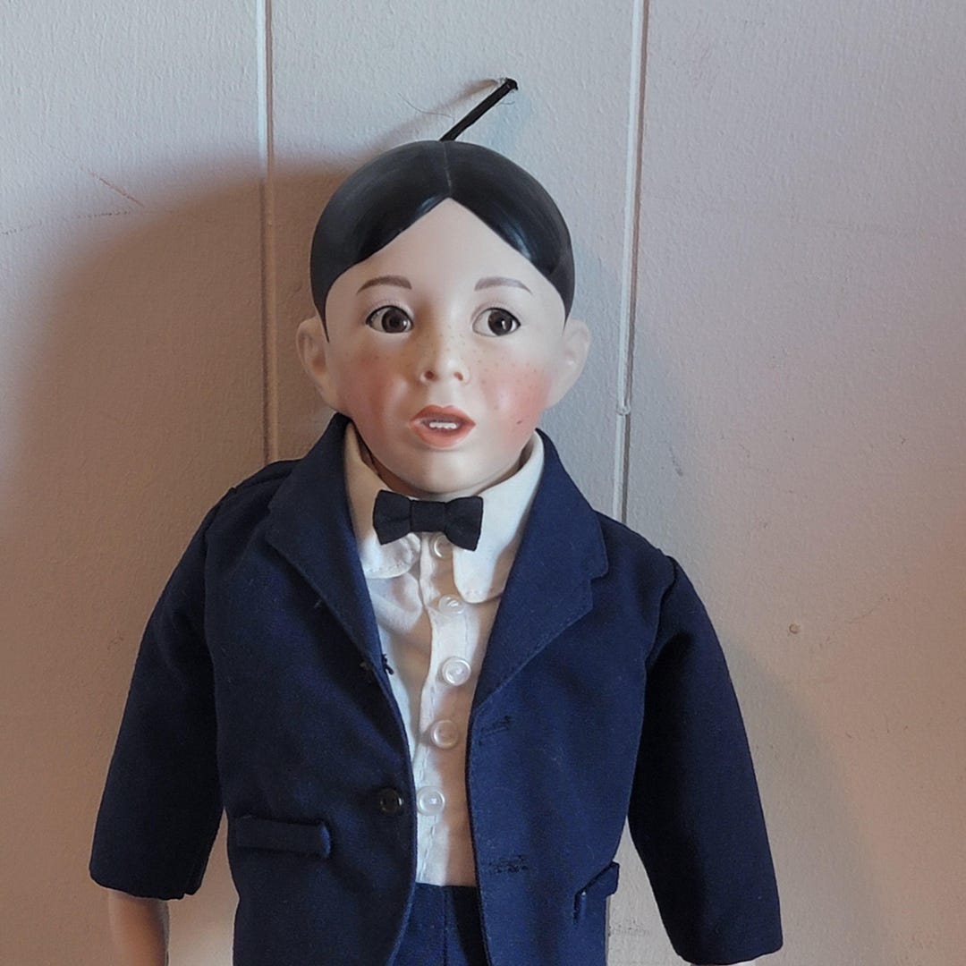 Vintage King World Alfalfa Little Rascals Doll as is Porcelain 1993 - Etsy