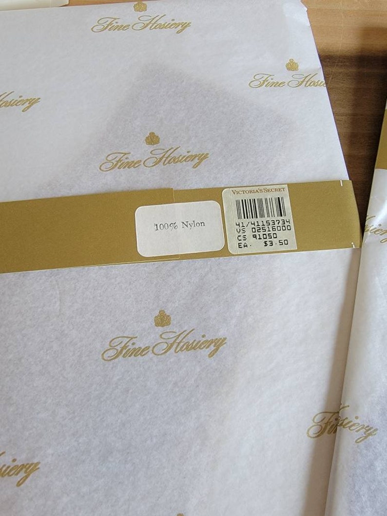 Vintage Victoria's Secret London Dead Stock 2 Pairs Nylon Stretch