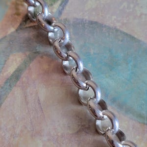 Vintage Sterling Silver Toggle Clasp Link Bracelet 925