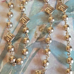 Vintage Givenchy Gold Tone Metal Necklace Accessory Costume Jewelry Designer