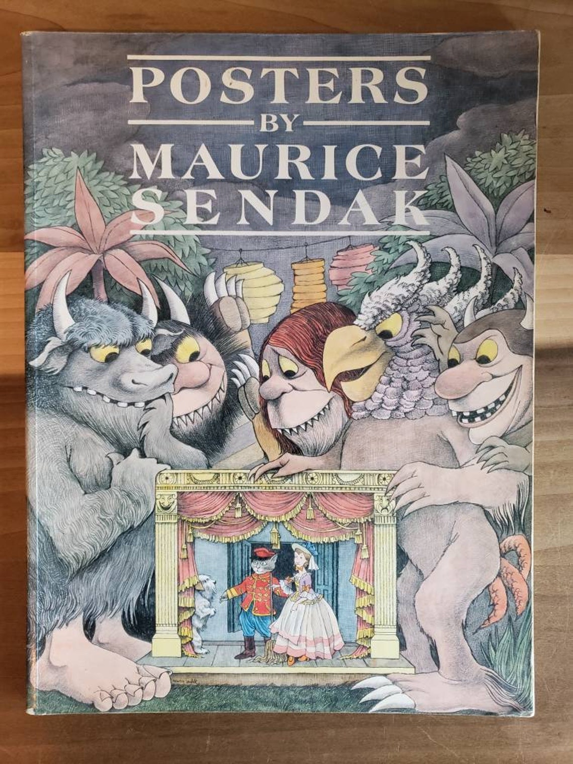 Vintage Posters by Maurice Sendak First Edition 1986 Where the Etsy