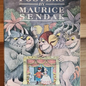 Vintage Posters by Maurice Sendak First Edition 1986 Where the Wild Things Are As Is