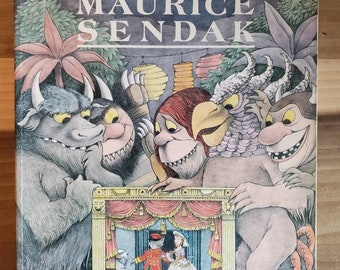 Vintage Posters by Maurice Sendak First Edition 1986 Where the Wild Things Are As Is