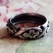 Vintage Sterling Silver Repeating Pattern Band Ring 1990s Wedding Band ...