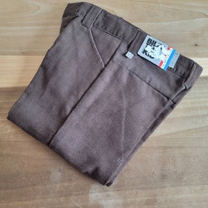 Vintage Billy the Kid Brown Corduroy Bellbottoms - 1970s Deadstock Size 10 Slim