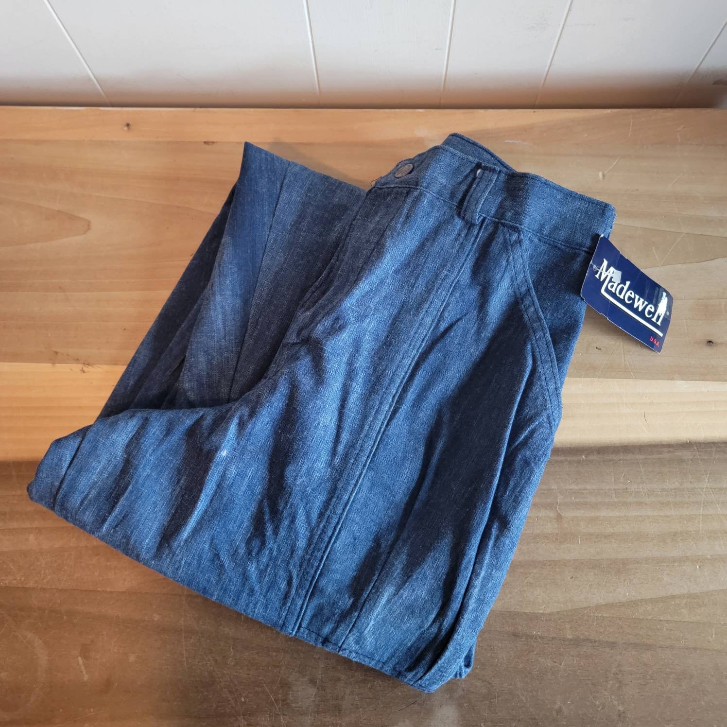 Vintage Madewell High Waisted Jeans - Size 5 Ankle Snap Cotton 