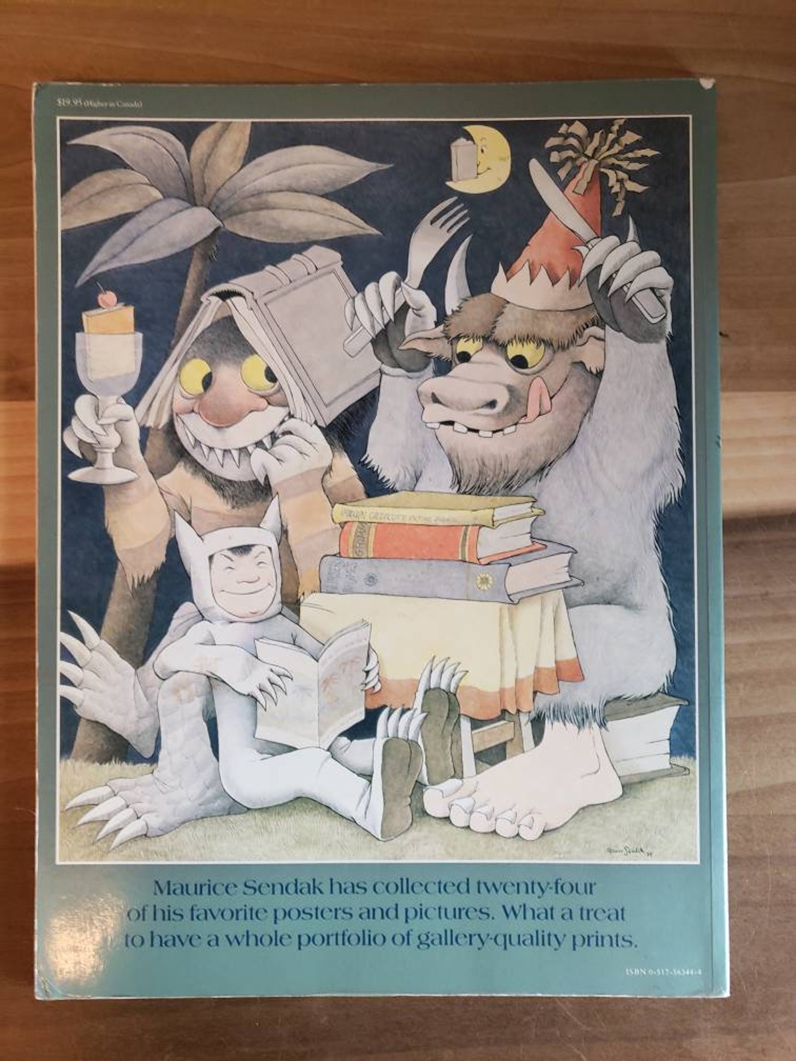 Vintage Posters by Maurice Sendak First Edition 1986 Where the Etsy