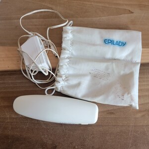 Vintage Epilady Epilator Hair Removal Device Original Pouch and Cable Fully Functional