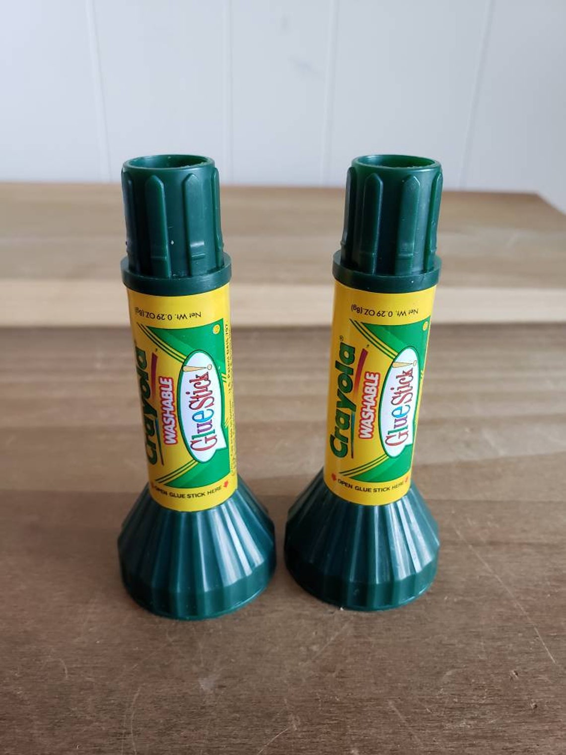 Vintage Crayola Glue Sticks Glue Stick Holders Original Etsy