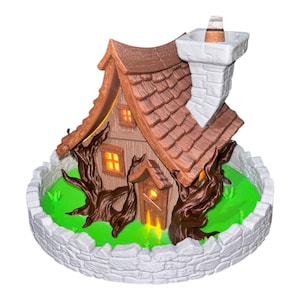 Ghost Manor – Decorative Table Lamp and 3D Print Backflow Burner
