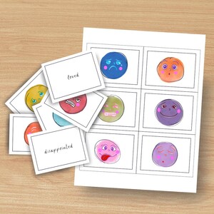 Flashcards de Sentimentos para Imprimir para Crianças – Cartões de Reconhecimento de Emoções | Ferramenta SEL para Casa, Sala de Aula, Terapia, Cantinho da Calma