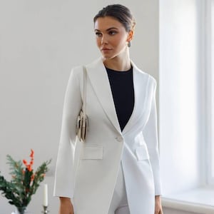 Costume 2 pièces pour femme, Costume de travail classique, Costume décontracté, ensemble bureautique, ensemble de costume pour femme, tailleur pantalon, costume de travail pour femme, tenue de travail