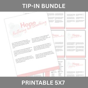 Bibelstudiepaket Bönekrigspärm | Hopp: Buffrande men andande | Tip-In Set med 9 | Utskrivbar bibelstudie | Kristet studieverktyg
