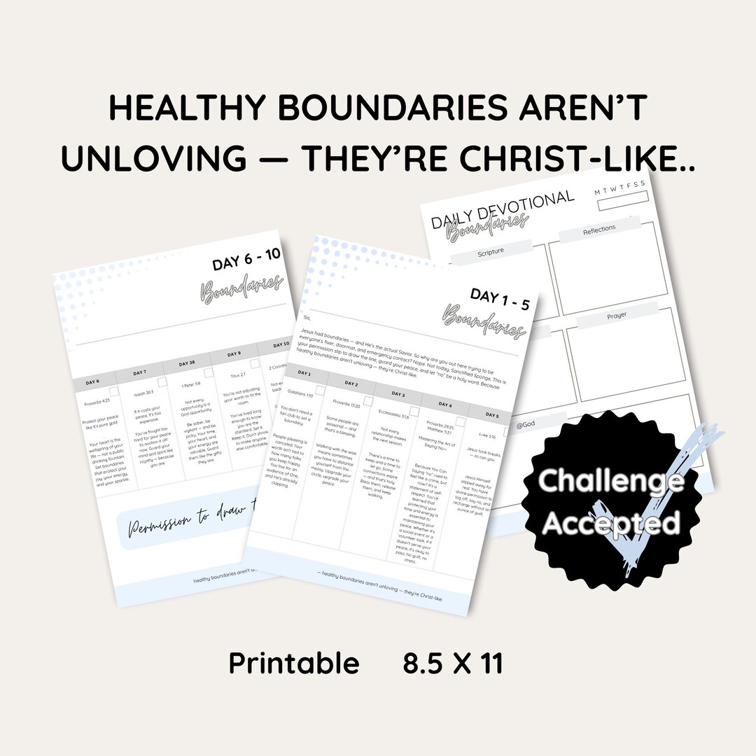 Setting Boundaries Bible Reading Plan: 10-day Scripture Challenge ...