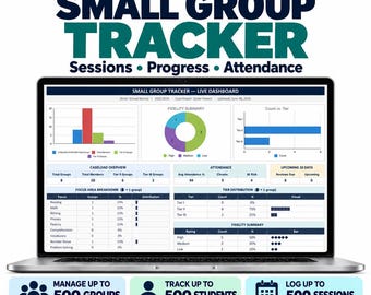 Small Group Tracker | Google Sheets Intervention Tool (Digital Download)