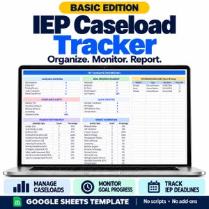 IEP Caseload Tracker Basisversie | Speciaal Onderwijs Management Systeem