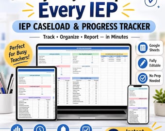 IEP Caseload Tracker Version 1.0 (Basic) | Special Education Management System