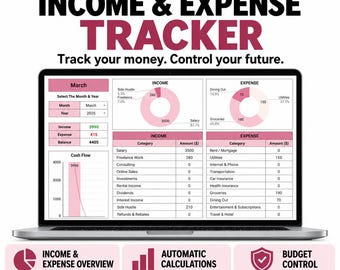 Teacher Income & Expense Tracker — Google Sheets Template
