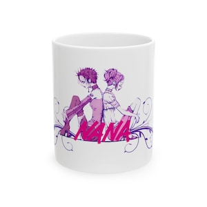 Nana-Thema Keramikbecher, Anime-Becher, Einzigartiges Geschenk für Fans, Kaffee-Liebhaber-Becher, Geburtstagsgeschenk, Sammlerstück