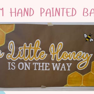 Custom Hand Painted Kraft Banner for birthdays and events | personalized Kraft banner | Minnie Mouse Birthday | birthday banner
