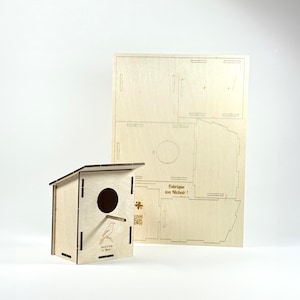 Caja nido de madera para montar
