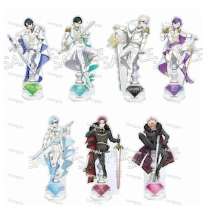 Blue Lock Knight Version Acrylic Standee Set – Isagi, Rin, Nagi, Reo, Hiori , Shidou, Sae – Anime Merch Decor Gift