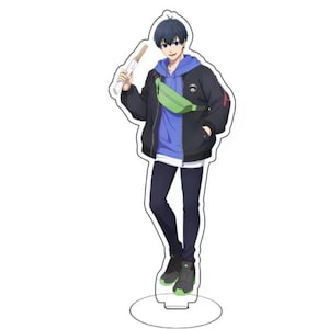 Blue Lock Acrylic Standee Set – Isagi, Bachira, Rin, Reo, Nagi, Chigiri, Kunigami in Stylish Casual Streetwear Look