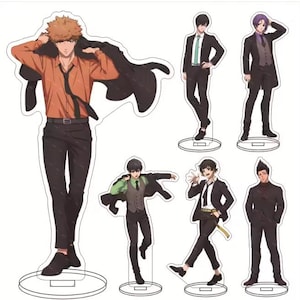 Sharp-Dressed Blue Lock Acrylic Stand – Suit Version Featuring Isagi, Bachira, Chigiri, Barou, Nagi, Reo, Kunigami & Rin