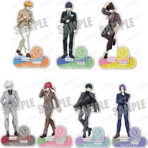Blue Lock Acrylic Stand Set – Suit & Formal Outfit Ver. | Isagi, Rin, Nagi, Bachira, Chigiri, Kunigami, Reo | Colorful Anime Display