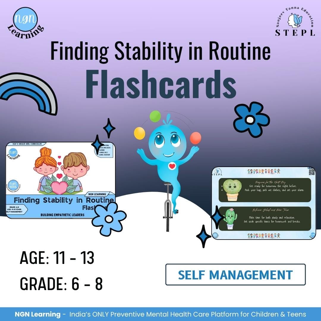 How To Create Stability Through Routine Finding Stability in Routine Flashcards - Etsy