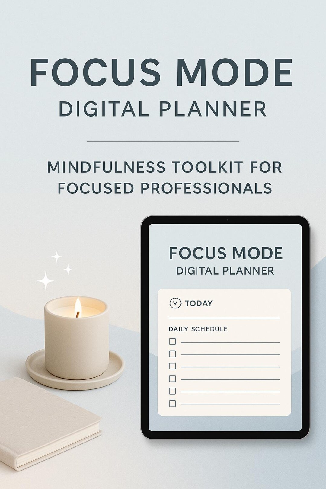 Focus Mode Printable Planner – 5-page ADHD Productivity Toolkit for ...