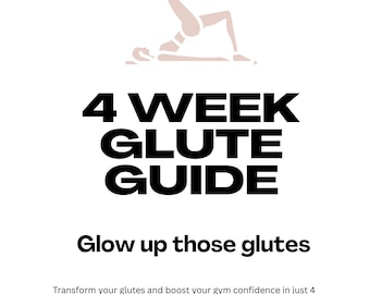 Glute Builder-programma van 4 weken + workouttracker