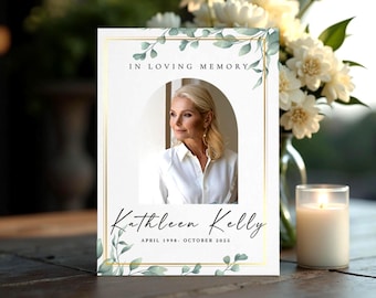 Custom memorial programs that are digital funeral brochures booklet to diy printable celebration of life memorial flyer
