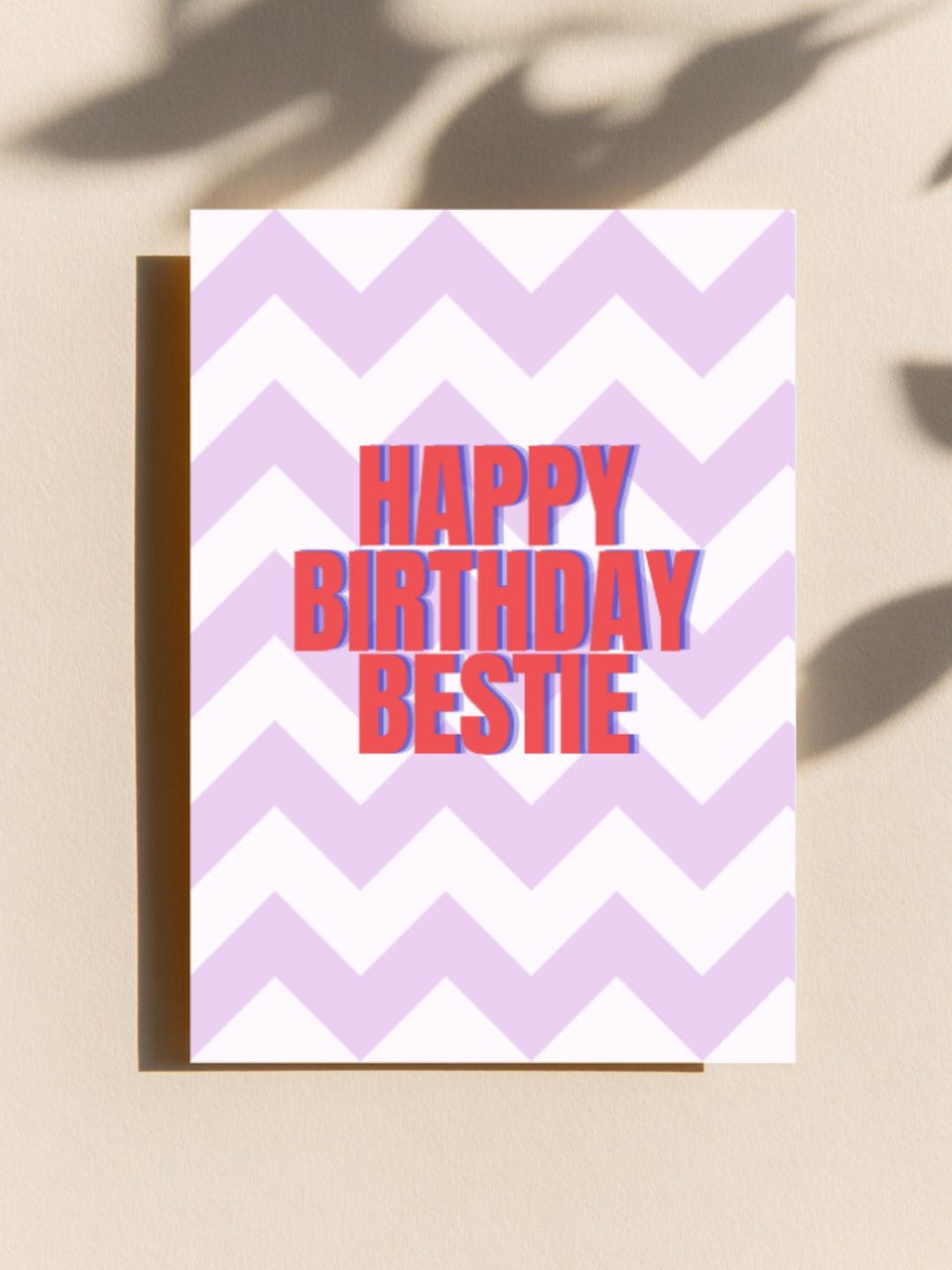 Happy Birthday Bestie Printable Card | Celebration Friendship Best ...